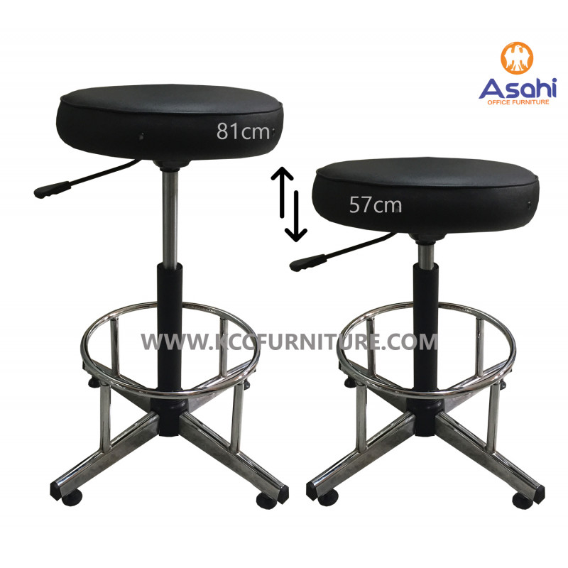 AS/CR603-C-gas lift เก้าอี้กลม เก้าอี้บาร์ AS/CR603-C-gas lift เก้าอี้กลม เก้าอี้บาร์